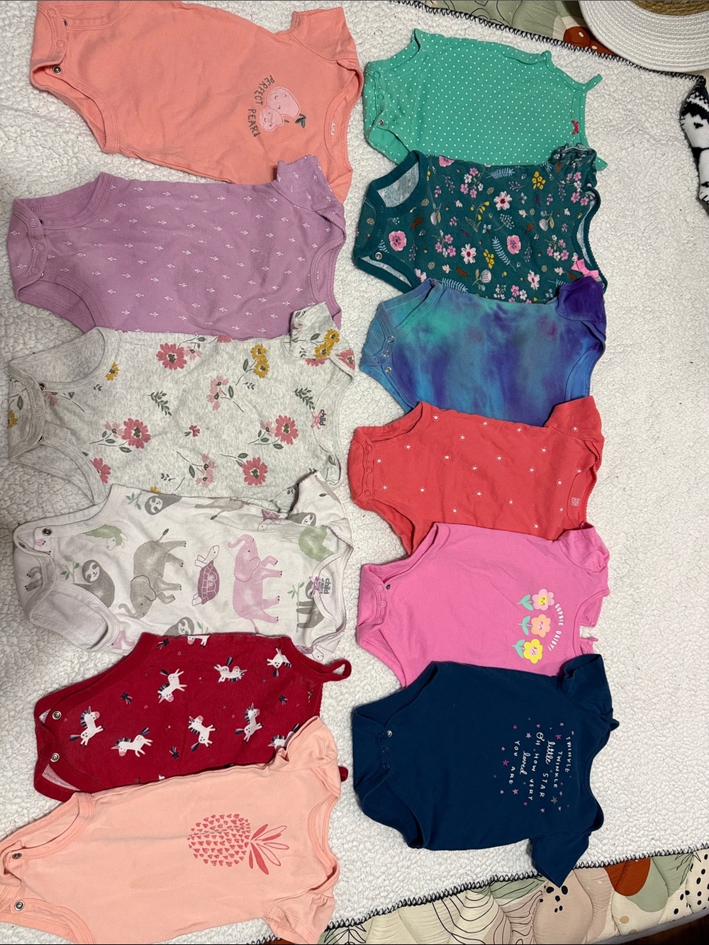 Bundle of onesies 6-9 months and 9 months